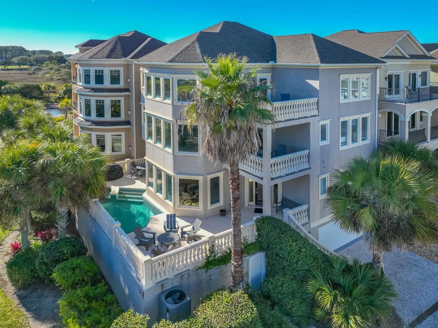 Luxury 7Br W Ocean Views & Private Pool Villa Hilton Head Island